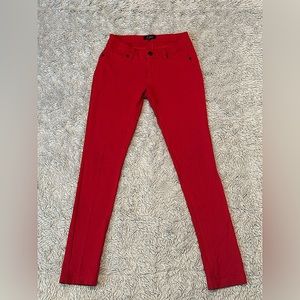 Size S (fits like a S/M) Red stretch pants